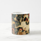 ユニコーンタペストリー中世クラシック狩り コーヒーマグカップ (中央)