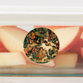 ユニコーンタペストリー中世クラシック狩り ラベル (貼付)