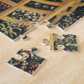 ユニコーンタペストリー捕獲中世タペストリー ジグソーパズル (側面)