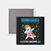 ユニコーンダウン症候群認識度特色染色体e マグネット (正面/裏面)