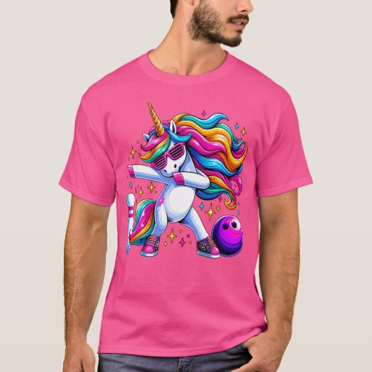 ユニコーンダビングボーリング分隊誕生日 Tシャツ (正面)