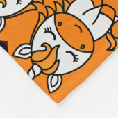 ユニコーンツイン フリースブランケット (角)