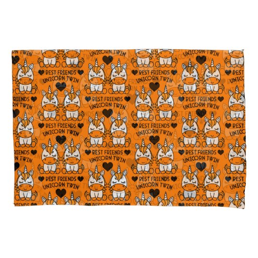 ユニコーンツイン 枕カバー (正面)