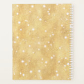 ユニコーンテーマプランナー |魔法のピンク&金ゴールド プランナー手帳 (裏面)