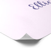 ユニコーンテーマベビーシャワーウェルカムサイン ポスター (角)