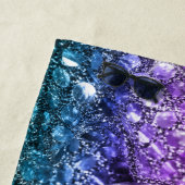 ユニコーンディスコのボール#2 #retro #wall #art ビーチタオル (インサイチュ)