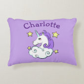 ユニコーンデザインアクセント枕 アクセントクッション (正面)