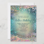 ユニコーンデザインパーティの招待状 招待状 (裏面)