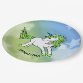 ユニコーンデザイン紙プレート ペーパープレート (アングル)