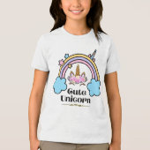 ユニコーンデザイン トライブレンドTシャツ (正面)