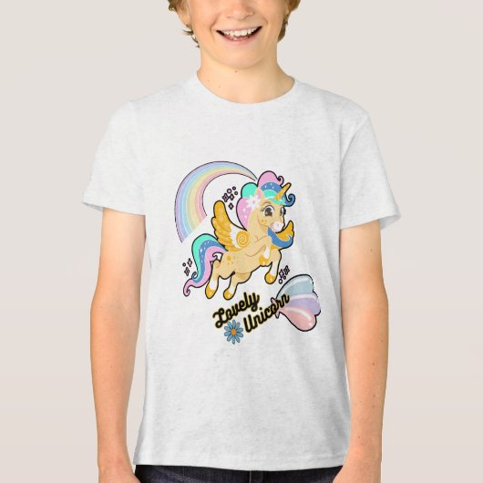 ユニコーンデザイン トライブレンドＴシャツ (正面)