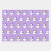 ユニコーンデザイン ラッピングペーパーシート (正面)