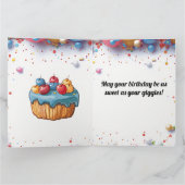 ユニコーンデザイン 子供へ カード (内部)