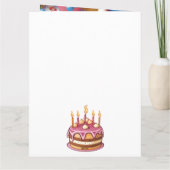 ユニコーンデザイン 子供へ カード (裏面)