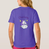 ユニコーンデザインTシャツTシャツ Tシャツ (裏面)