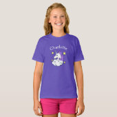 ユニコーンデザインTシャツTシャツ Tシャツ (正面フル)