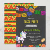 ユニコーントーコパーティー招待状 招待状 (正面/裏面)