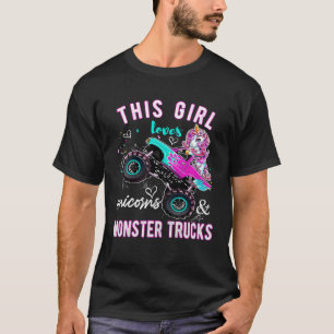 ユニコーンドライブアモンスタートラックUnicorn誕生日Dau Tシャツ