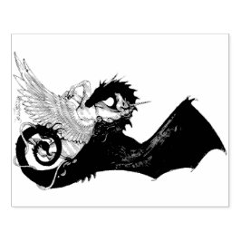 ユニコーンドラゴンペガソスペガコーンスパイラルポニーホース ラバースタンプ