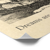 ユニコーンドリームズ引用文中世アート ポスター (角)