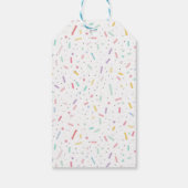 ユニコーンドーナツバレンタインデーラベル ギフトタグ (裏面)