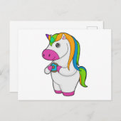 ユニコーンドーナツ ポストカード (正面/裏面)