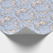 ユニコーンドールパターンラッピング紙 ラッピングペーパー (角)