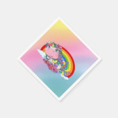 ユニコーンハッピーバースデーナプキンス スタンダードカクテルナプキン (角)