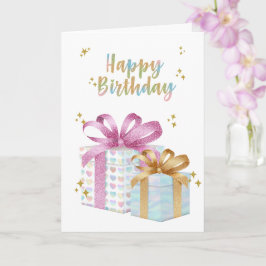 ユニコーンハッピーバースデー カード