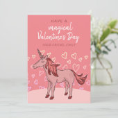 ユニコーンハートキッズクラスルームバレンタインデー シーズンカード (スタンド正面)