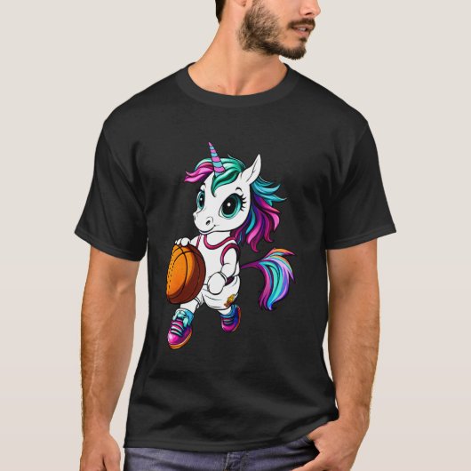 ユニコーンバスケットボール Tシャツ (正面)