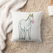 ユニコーンバブルガム クッション (ブランケット)