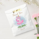 ユニコーンバレリーナ子供の誕生日パーティーフェイスバッグ フェイバーバッグ (封をした状態)