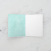 ユニコーンバレンタインデーのグリーティングカード ノートカード (内部)