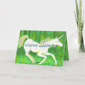 ユニコーンバレンタインデーカード シーズンカード (裏面)