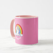 ユニコーンバースデーパーティーピンクマグ マグカップ (正面左)