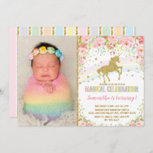 ユニコーンバースデーパーティーピンクローズ