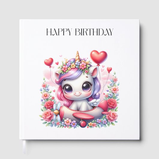 ユニコーンパイロットの誕生日 ゲストブック (正面)