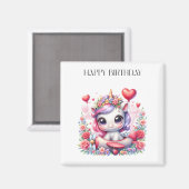 ユニコーンパイロットの誕生日 マグネット (正面/裏面)
