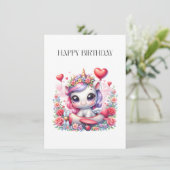 ユニコーンパイロットの誕生日 招待状 (スタンド正面)