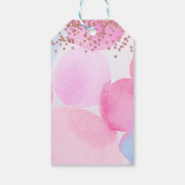 ユニコーンパステルギフトメッセージカード ギフトタグ (裏面)