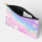 ユニコーンパステルピンク アクセサリーポーチ (見開き)