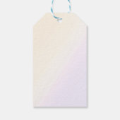 ユニコーンパステルマジカルレインボー誕生日 ギフトタグ (裏面)