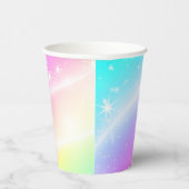 ユニコーンパステルレインボーカラー 紙コップ (右)