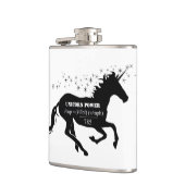 ユニコーンパワーフェイク数式おもしろい フラスク (左)