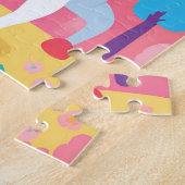 ユニコーンパーソナライズされたの子供 ジグソーパズル (側面)