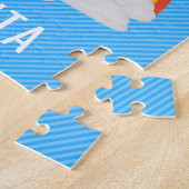 ユニコーンパーソナライズされたネームパズル ジグソーパズル (側面)