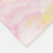 ユニコーンパーソナライズされたフリースブランケット。 フリースブランケット (角)