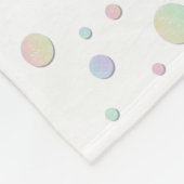 ユニコーンパーソナライズされたベビーブランケット フリースブランケット (角)