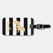 ユニコーンパーソナライズされた荷物タグ ラゲッジタグ (正面横)